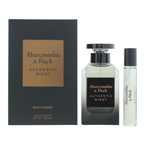 Abercrombie & Fitch Authentic Night Gift Set 100ml EDT + 15ml EDT
