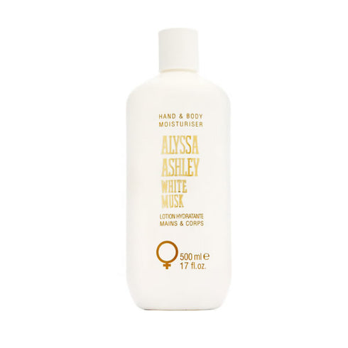 Alyssa Ashley White Musk Hand and Body Moisturiser 500ml