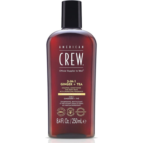 American Crew 3-In-1 Ginger + Tea Shampoo 250ml