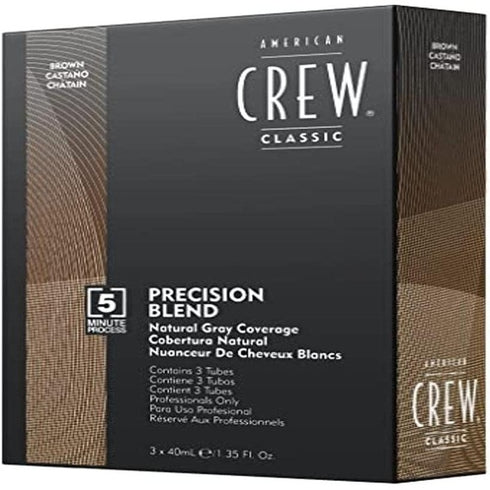 American Crew Precision Blend Natural Grey Coverage Trio Pack 3 x 40ml Medium Natural