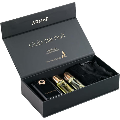 Armaf Club De Nuit Intense Gift Set 12ml EDP + 12ml Parfum Oil + Travel Case