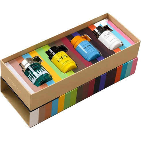 Armaf Odyssey Gift Set 12ml Aqua EDP + 12ml Homme White Edition EDP + 12ml Mega EDP + 12ml Mandarin Sky EDP
