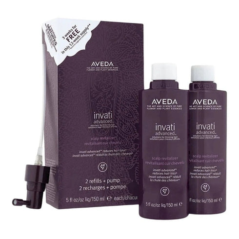 Aveda Invati Advanced? Scalp Revitalizer 2 x 150ml Refill + Pump