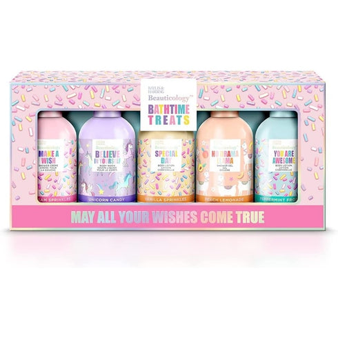 Baylis & Harding Beauticology Sprinkles Giftset 5 Piece Set (This gift set includes shower soap, shower cream, shower gel, body lotion and hand lotion in handy 100ml bottles.)