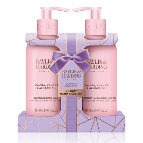 Baylis & Harding Jojoba, Vanilla & Almond Oil Gift Set 300ml Hand Wash + 300ml Body Lotion