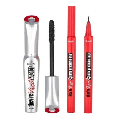 Benefit They're Real Gift Set 0.35ml Xtreme Precision Black Eyeliner + 8.5g Magnet Mascara N65 Black