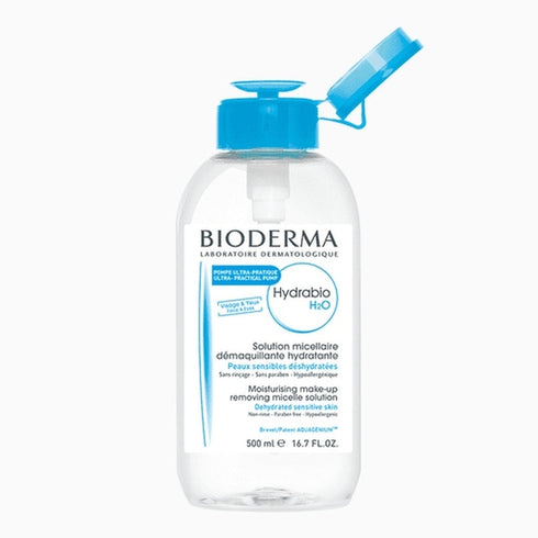 Bioderma Hydrabio H2O Hydrating Micelle Solution with Reverse Pump 500ml