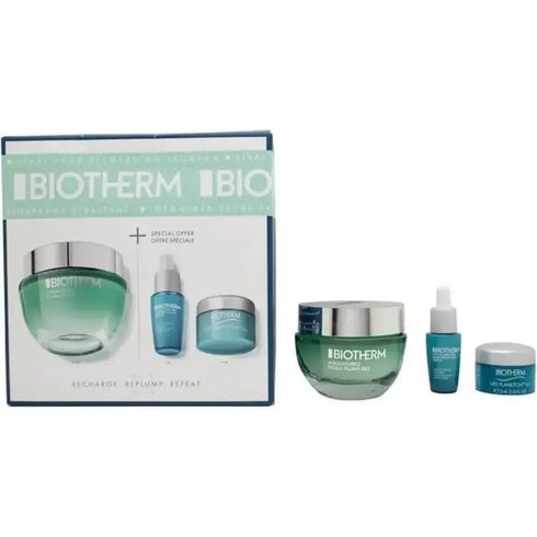 Biotherm Aquasource Gift Set 50ml Aquasource Hyalu Plump Gel + 7ml Life Plankton Regenerating Serum + 5ml Life Plankton Eye