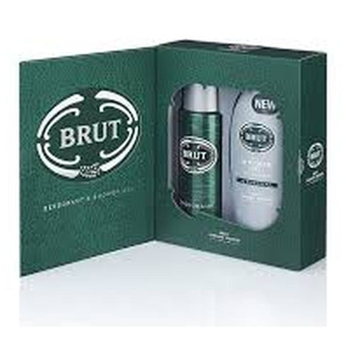 Brut Gift Set 200ml Deodorant Spray + 250ml Shower Gel