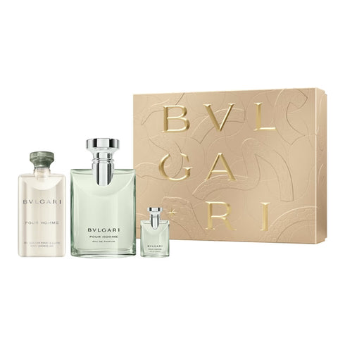 Bvlgari Pour Homme Gift Set 100ml EDP + 75ml Shower Gel + 5ml EDP