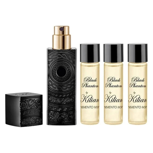 By Kilian Black Phantom Gift Set 4 x 7.5ml EDP Refill + Travel Spray
