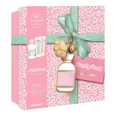 Cacharel Anais Anais Gift Set 100ml EDT + 50ml Body Lotion + 50ml Shower Gel