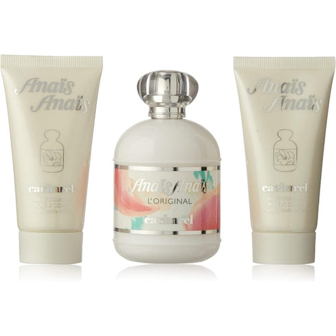 Cacharel Anais Anais L'Original Gift Set 100ml EDT + 2 x 50ml Body Lotion