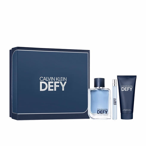 Calvin Klein Defy Gift Set 100ml EDT+ 100ml Shower Gel + 10ml EDT