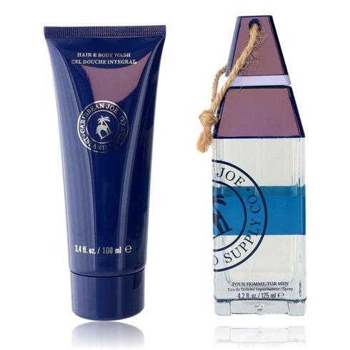 Caribbean Joe Sapphire Sands Gift Set 125ml EDT + 100ml Hair & Body Wash