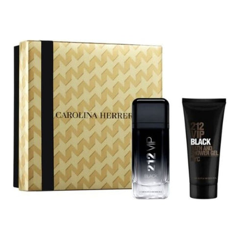 Carolina Herrera 212 VIP Black Gift Set 100ml EDP + 100ml Bath & Shower Gel