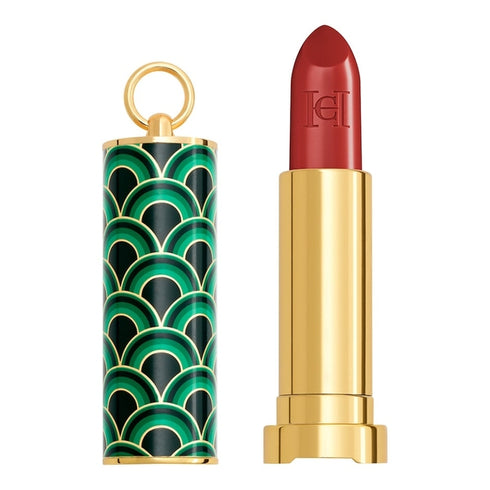 Carolina Herrera Fabulous Kiss Satin Lipstick Gift Set 310 Red Carolina Lipstick + Green Waves Lipstick Cap