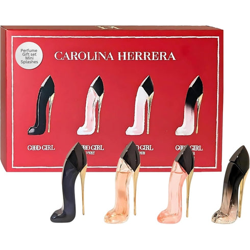 Carolina Herrera Good Girl Miniature Gift Set 7ml Good Girl EDP + 7ml Good Girl Blush EDP + 7ml Very Good Girl EDP + 7m Good Girl Blush Elixir EDP