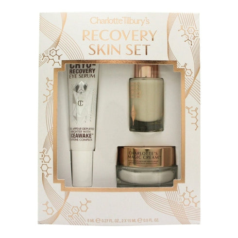 Charlotte Tilbury Recovery Gift Set 15ml Cryo Recovery Eye Serum + 15ml Magic Cream + 8ml Magic Serum