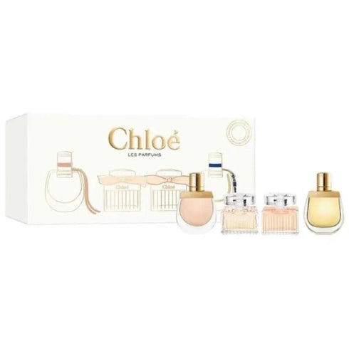 Chloé Miniature Gift Set 5ml Nomade EDP + 5ml Nomade Nuit D'égypte EDP + 5ml Chloé EDP + 5ml Lumnieuse EDP