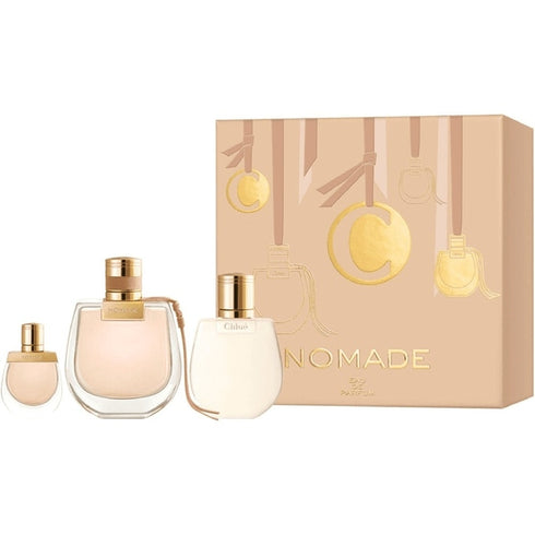 Chloé Nomade Gift Set 75ml EDP + 5ml EDP + 100ml Body Lotion