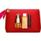 Clarins Double Serum Gift Set 20ml Double Serum + 50ml Total Cleansing Oil + 3ml Supra Lift & Curl Mascara + Pouch