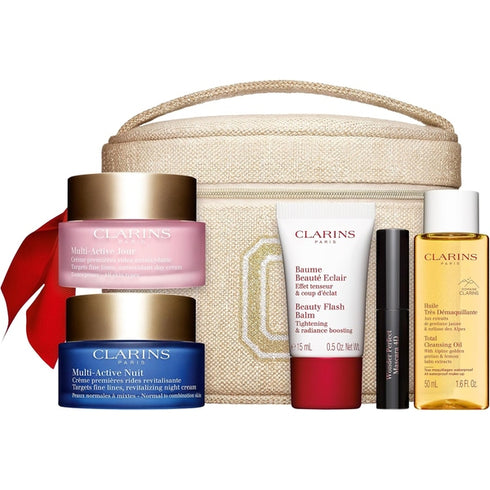 Clarins Multi Active Multi Tasking Holiday Collection - 4 Piece Set