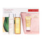 Clarins Perfect Cleansing Kit for Combination to Oily Skin Gift Set 200ml Velvet Cleansing Milk + 200ml Purifying Toning Lotion + 30ml Purifying Gentle Foaming Cleanser + Bag