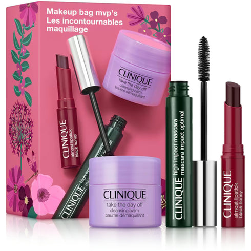 Clinique All About Eyes Gift Set - All About Eyes Cream 15ml - Lipstick Black Honey 1.2 g - High Impact? Mascara Black 7 g