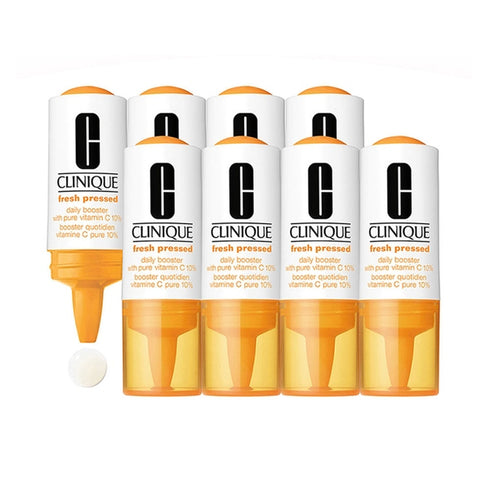 Clinique Fresh Pressed Gift Set 8 x 8.5ml Daily Booster with Pure Vitamin C