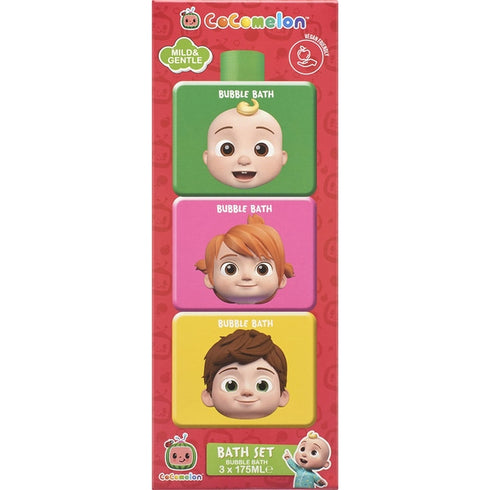 Cocomelon Stackable Bubble Bath 3 x 175ml