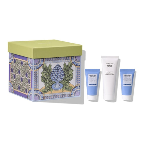Comfort Zone Young Cleansing Hydrating Face Gift Set 75ml Face Wash + 30ml Plump Mask + 30ml Light Sorbet Cream