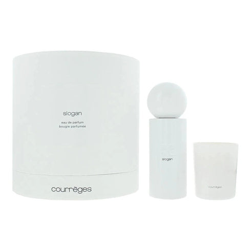 Courrèges Slogan Gift Set 100ml EDP + 75g Candle