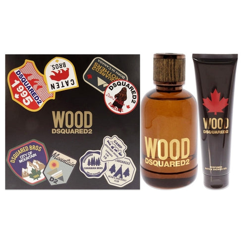 DSquared2 Wood For Him Gift Set 100ml EDT + 150ml Shower Gel