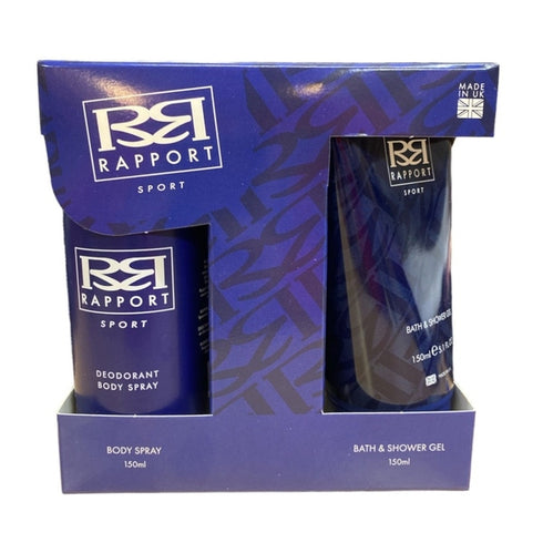 Dana Rapport Sport Gift Set 150ml Shower Gel + 150ml Deodorant Body Spray
