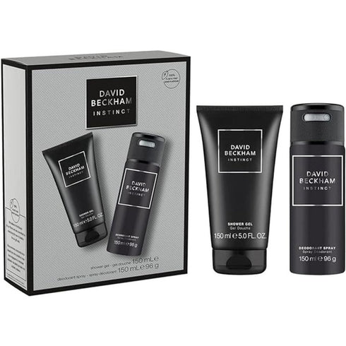 David Beckham Instinct Gift Set 150ml Deodorant Spray + 150ml Shower Gel