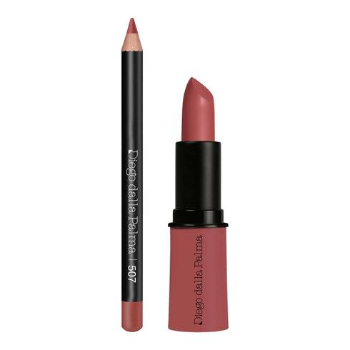 Diego Dalla Palma Lip Contour Kit 4g Lipstick + 1.1g Lip Liner - 507 Marsala