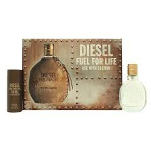 Diesel Fuel For Life Gift Set 30ml EDT Spray + 50ml Shower Gel
