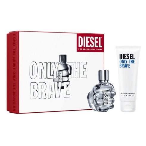 Diesel Only The Brave Gift Set 50ml EDT + 75ml Shower Gel