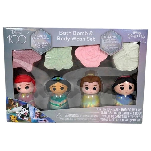 Disney Princess Bath Bomb Block Set 4x 65g