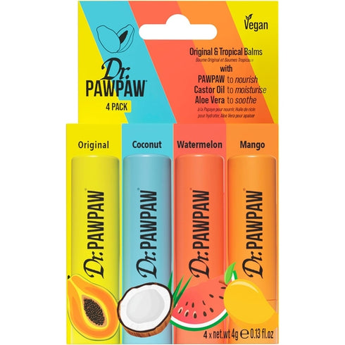 Dr. Pawpaw Flavoured Lip Balm Multipack - 4 x 4g