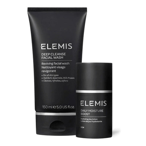 Elemis The Essential Men's Duo Gift Set 150ml Face Wash Gel + 50ml Face Lotion