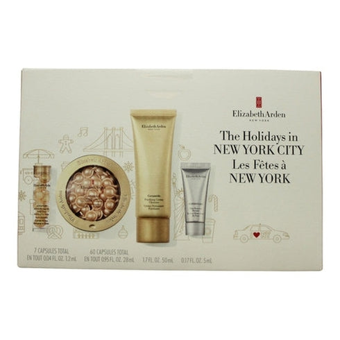 Elizabeth Arden Ceramide Gift Set 60 Capsules Advanced Ceramide Serum + 7 Capsules Advanced Ceramide Eye Serum + 50ml Ceramide Purifying Cream Cleanser + 5ml Superstar Booster
