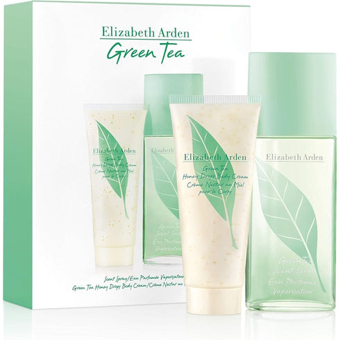 Elizabeth Arden Green Tea Gift Set 100ml EDT + 100ml Green Tea Honey Drops Body Cream