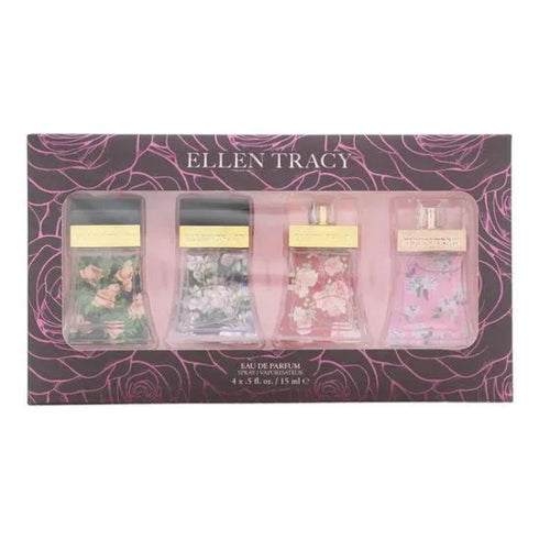 Ellen Tracy Gift Set 15ml Courageous EDP + 15ml Strong EDP + 15ml Sensational EDP + 15ml Sprakling EDP