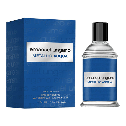 Emanuel Ungaro Metallic Acqua Men Eau de Toilette 50ml Spray