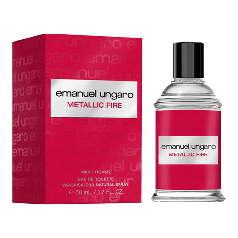 Emanuel Ungaro Metallic Fire Men Eau de Toilette 50ml Spray