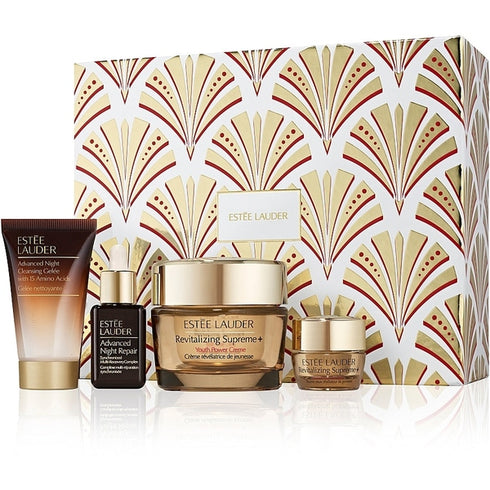 Estée Lauder Revitalizing Supreme Gift Set 50ml Youth Power Cream + 30ml Advanced Night Cleansing Gelee + 15ml Night Repair Serum + 5ml Youth Power Eye Balm