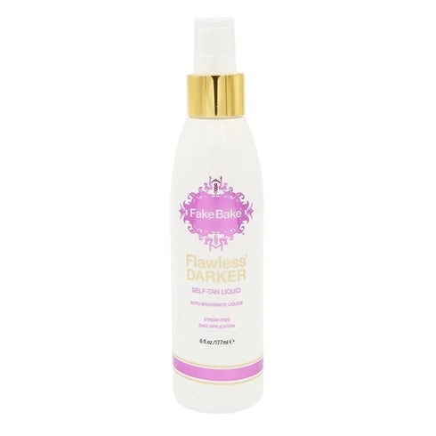FakeBake Flawless Darker Self-Tan Liquid 177ml + Mitt