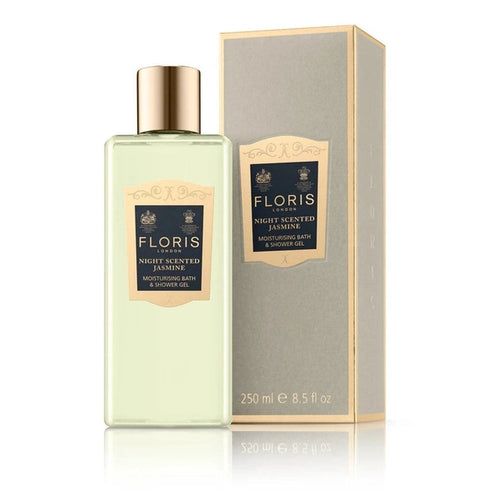 Floris Night Scented Jasmine Moisturising Bath & Shower Gel 250ml